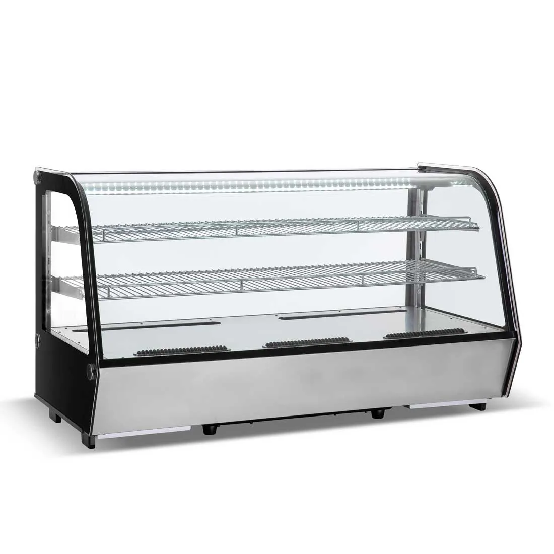 Borrelli curved glass cold food display