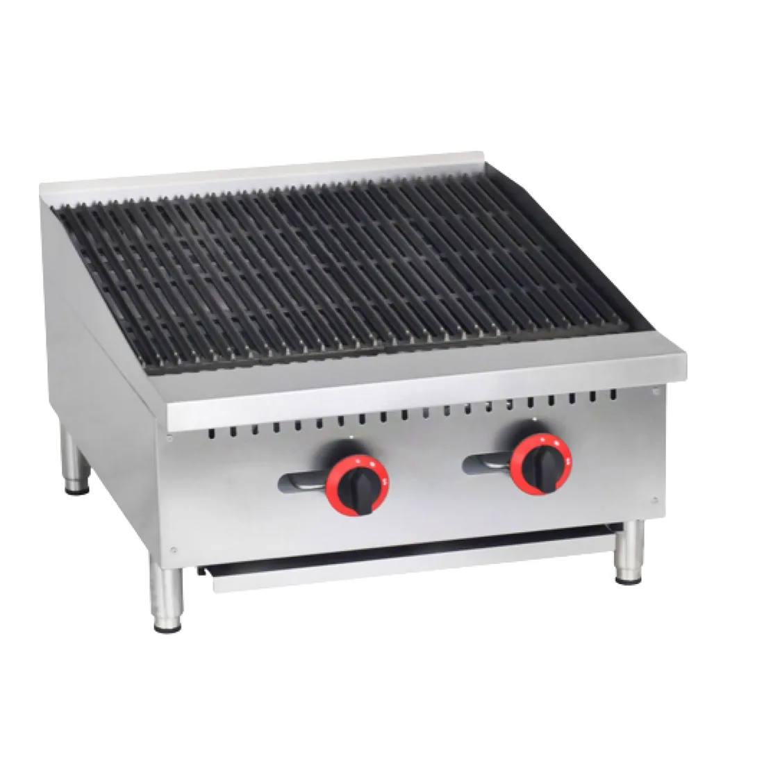 Borrelli 2 burner gas chargrill