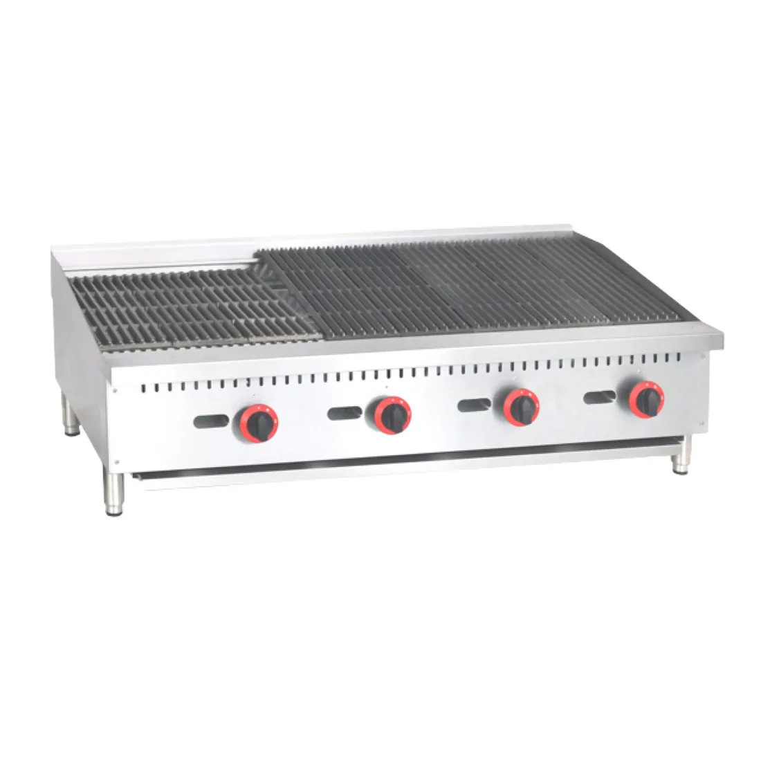 Borrelli 4 burner gas chargrill