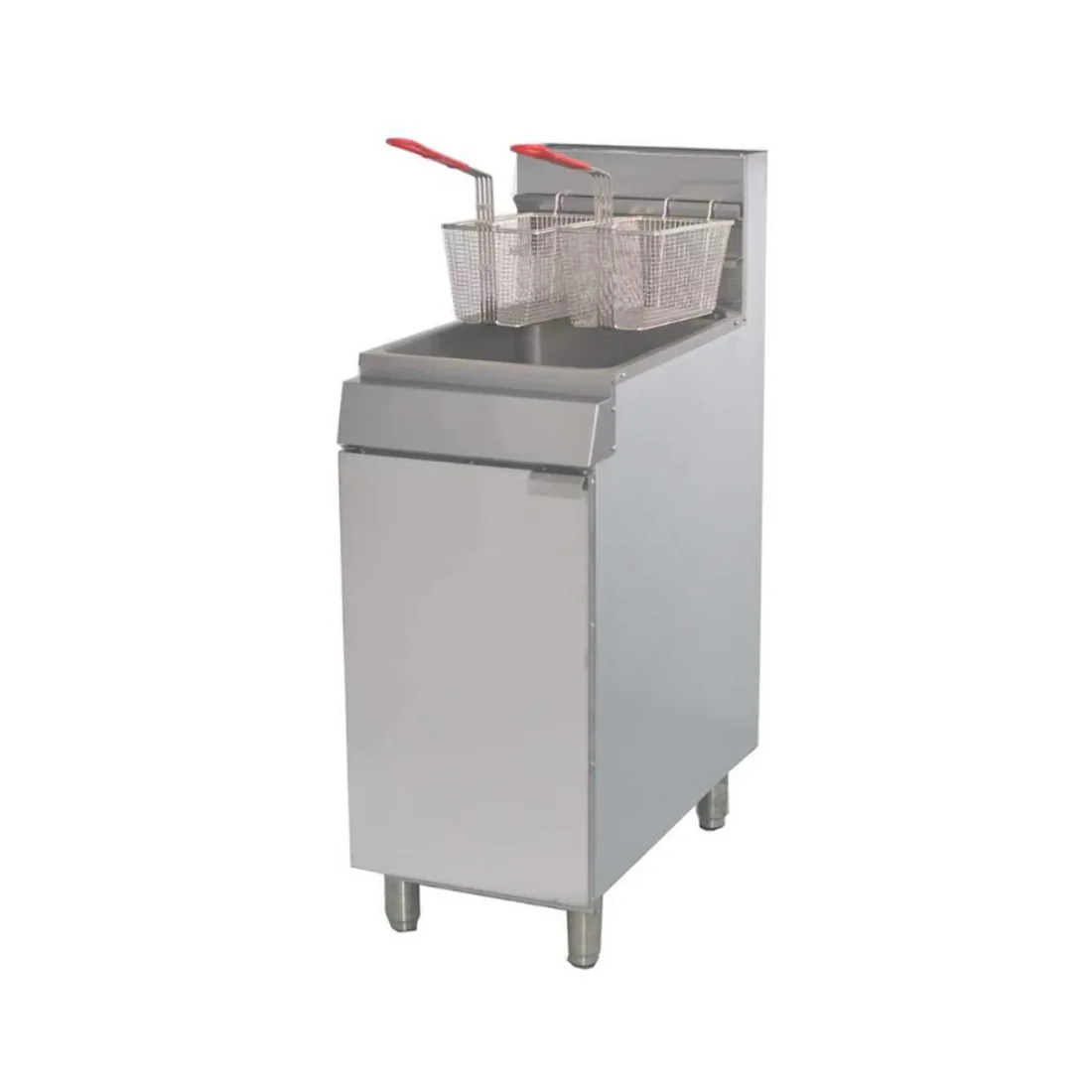 Borrelli gas floor standing deep fryer