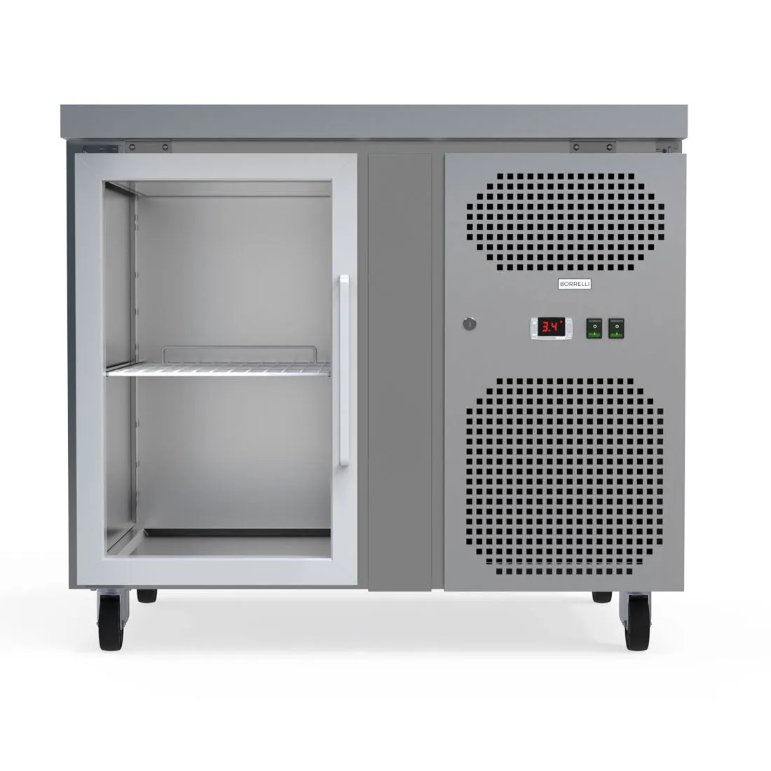 Borrelli commercial counter fridge, 1 door · 115L
