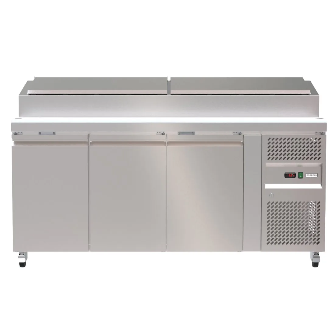 Borrelli 3 door prep fridge