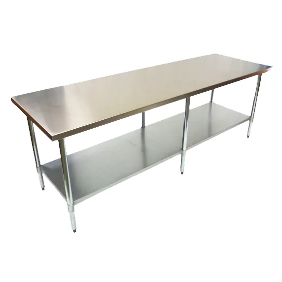 Borrelli stainless steel centre bench 2100mm