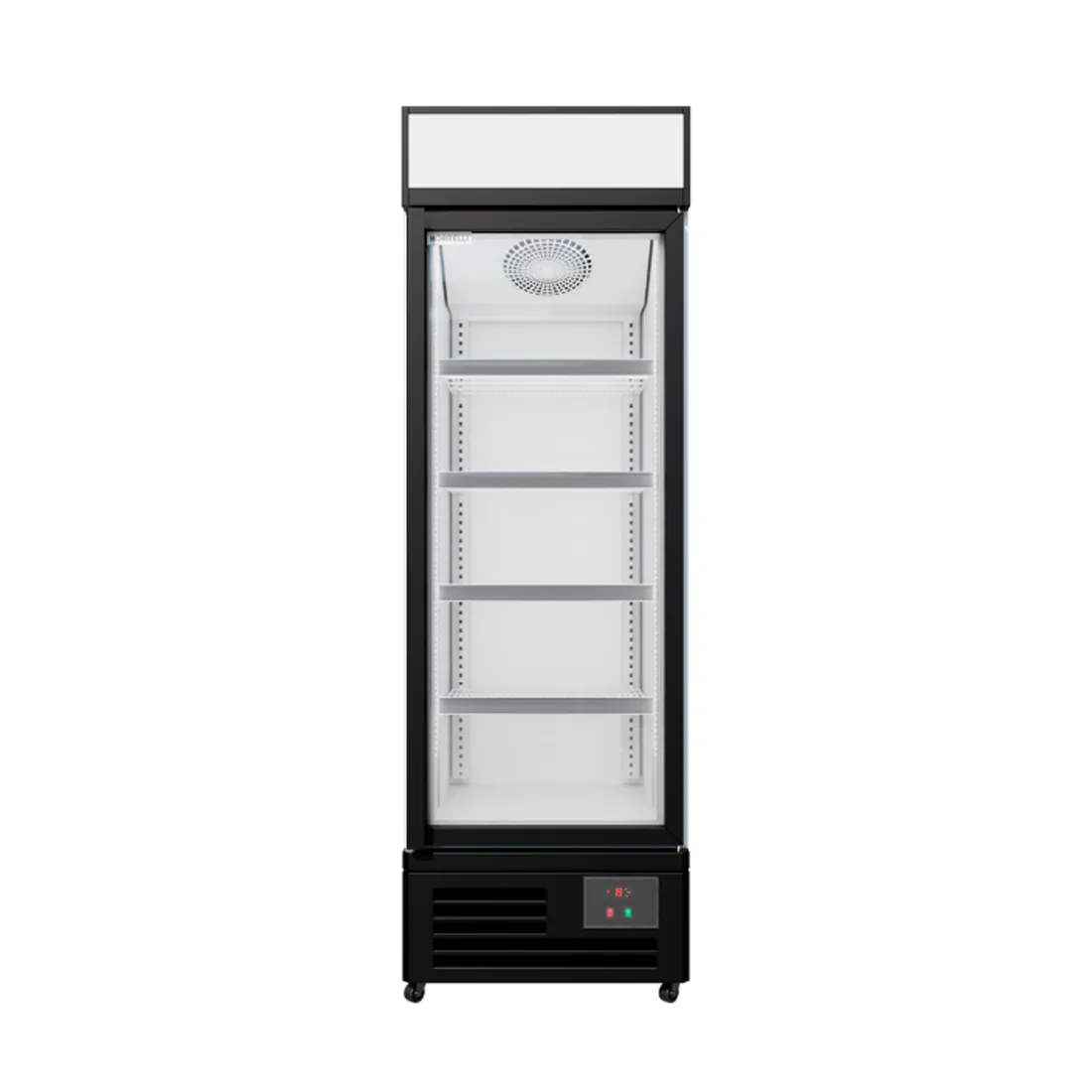 Borrelli upright glass door freezer